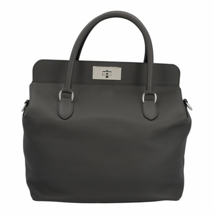 Hermès Toolbox 33 Leather in Grey