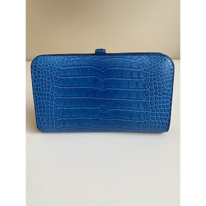 Hermès Dogon aus Leder in Blau