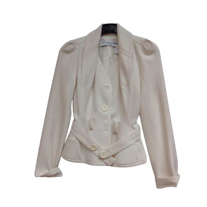 Christian Dior Wool jacket with belt