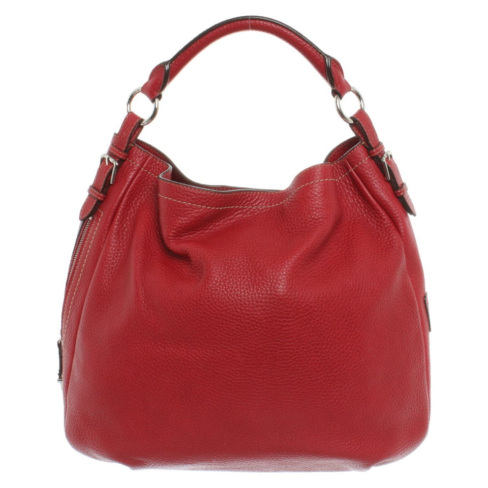 Bogner Handtasche aus Leder in Rot