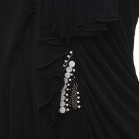 Roberto Cavalli Kleid aus Jersey in Schwarz