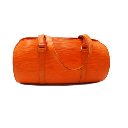 Louis Vuitton Soufflot aus Leder in Orange