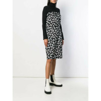 Yves Saint Laurent Kleid aus Baumwolle in Schwarz