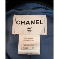 Chanel Blazer aus Baumwolle in Blau