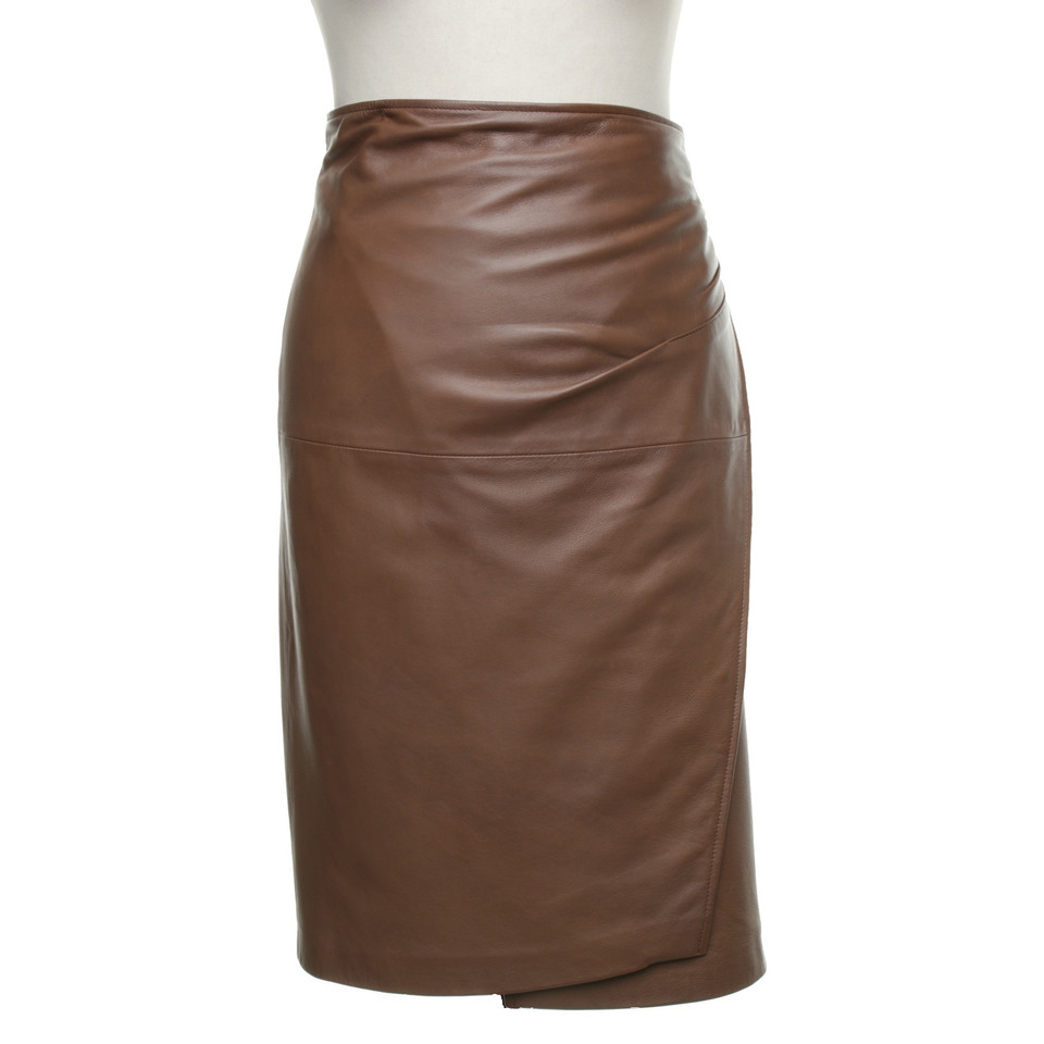 Pauw leather skirt