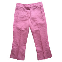 Louis Vuitton Paio di Pantaloni in Cotone in Rosa