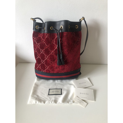 Gucci Ophidia Bucket Bag in Rood