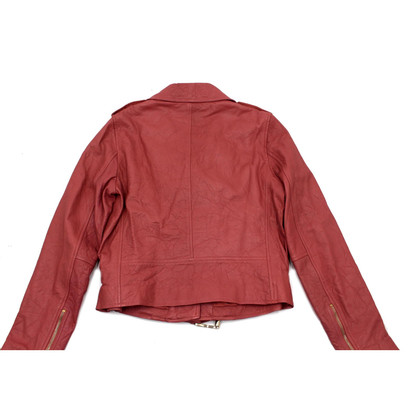 Michael Kors Jacket/Coat Leather in Red