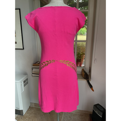 Jc De Castelbajac Kleid aus Baumwolle in Rosa / Pink