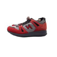 Hogan Sneakers aus Canvas in Rot