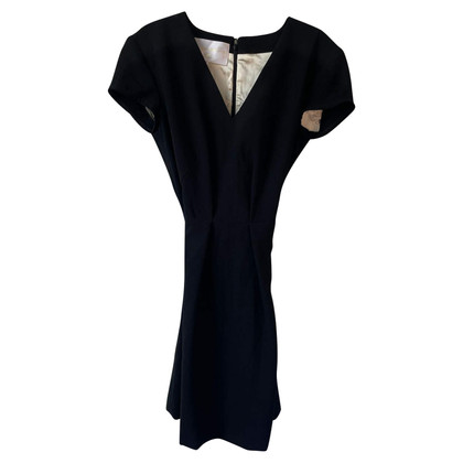 Elisabetta Franchi Kleid aus Baumwolle in Schwarz