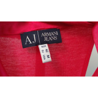 Armani Jeans Dress Silk in Red