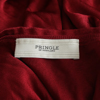 Pringle Of Scotland Camicia in maglia di vino rosso