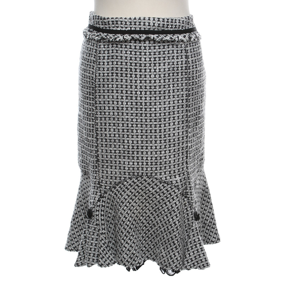 Karen Millen rok in zwart / wit