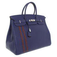 Hermès Birkin Bag 40 en Cuir en Bleu