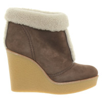 Chloé Ankle boots Suede in Brown