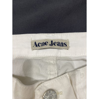 Acne Jeans Katoen in Wit