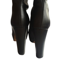 Christian Dior Black Leather Boots
