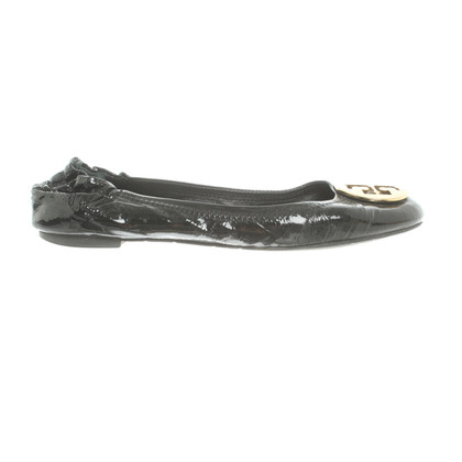 Tory Burch Slippers/Ballerinas Patent leather in Black