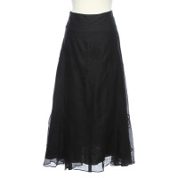 Antik Batik Jupe en Coton en Noir