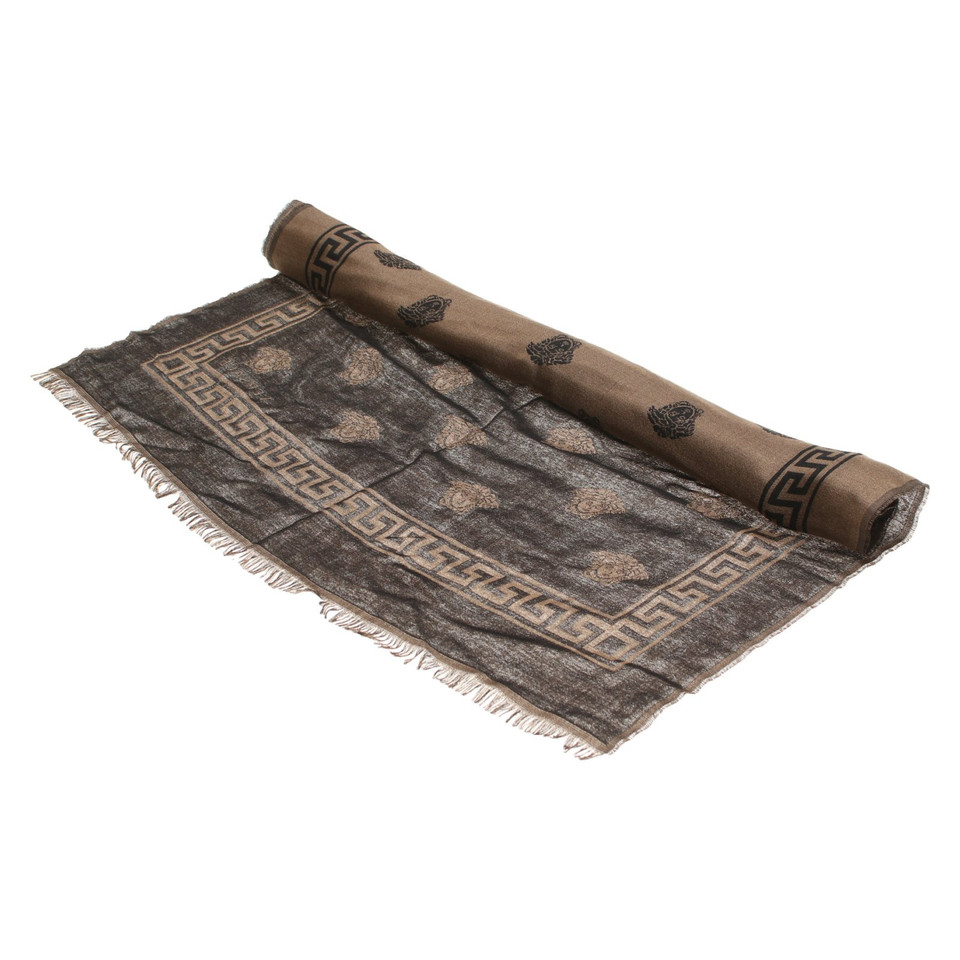Versace Scarf/Shawl in Brown