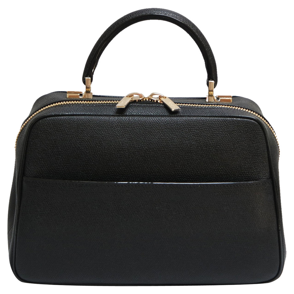 Valextra Handbag Leather in Black