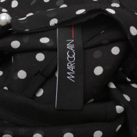 Marc Cain Dotted dress in black