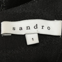 Sandro Boxy-Kleid in Schwarz