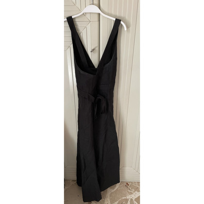 Max Mara Dress Linen in Black