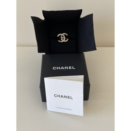 Chanel Ring Steel in Gold
