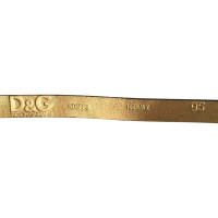 D&G Crocodile leather belt