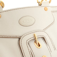 Tod's Handbag Leather in Cream