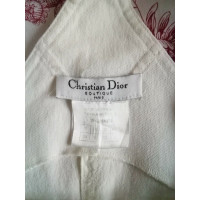 Christian Dior Robe en Coton en Blanc