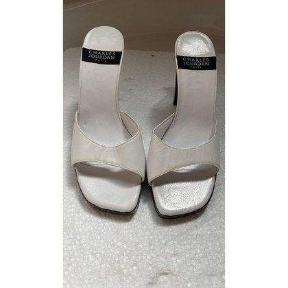 Charles Jourdan Sandals Leather in White