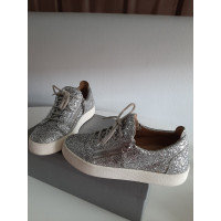 Giuseppe Zanotti Trainers Leather in Silvery