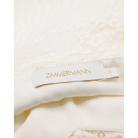 Zimmermann Vestito in Viscosa in Bianco