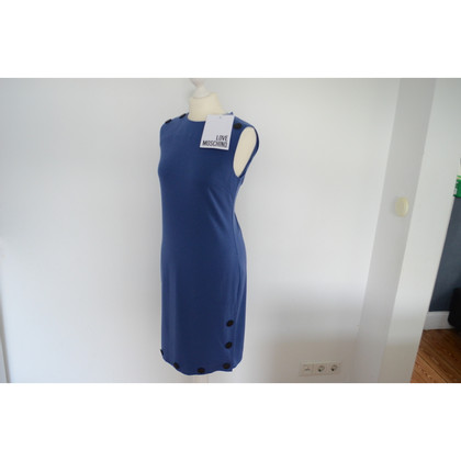 Moschino Love Dress Viscose in Blue