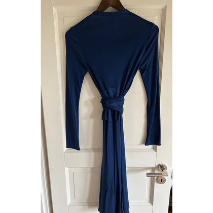 Issa Kleid aus Seide in Blau