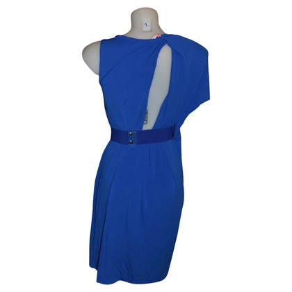 P.A.R.O.S.H. Kleid aus Viskose in Blau