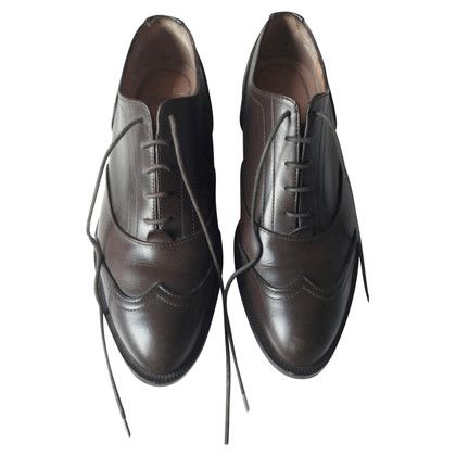 Hugo Boss Chaussures à lacets en Cuir en Marron