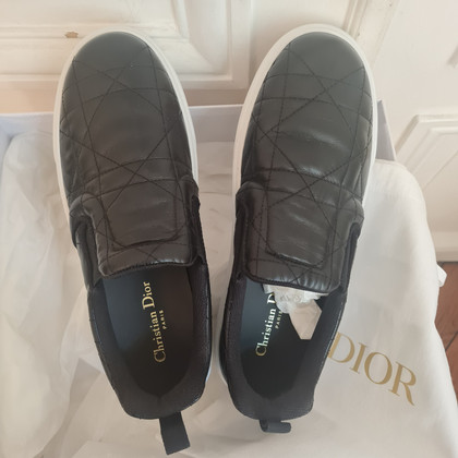 Dior Pumps/Peeptoes aus Leder in Schwarz