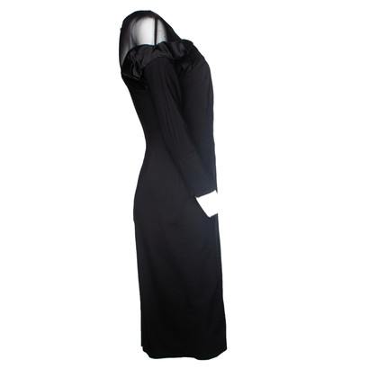 Karen Millen Kleid aus Wolle in Schwarz