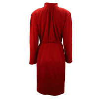 Oscar De La Renta Dress Wool in Red