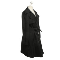 Lanvin Oversized trench coat in black