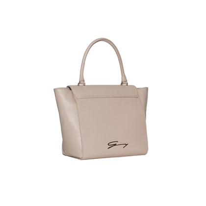 Genny Tote bag Leather in Pink