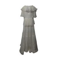 Alberta Ferretti Dress Silk in White