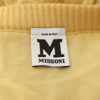 Missoni Knitted skirt in yellow