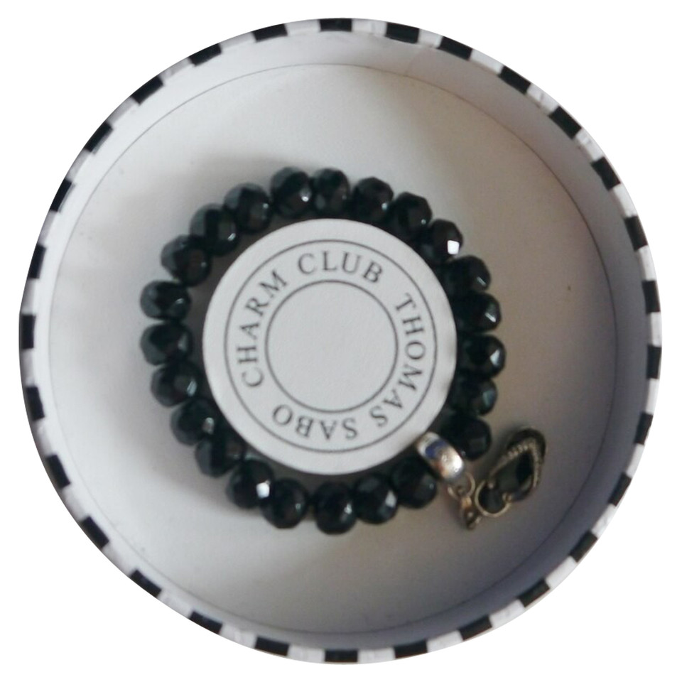 Thomas Sabo Armband Zilver in Zwart