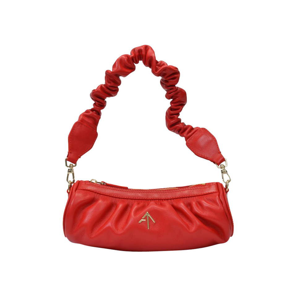 Manu Atelier Shoulder bag Leather in Red