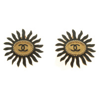 Chanel Ohrclips mit Logo-Applikation